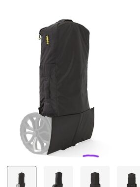 Veer Black Travel Wheel Bag – Protective Stroller Wheel Cover